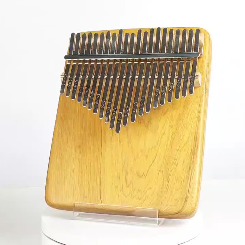 台灣肖楠拇指琴/21音拇指琴/KALIMBA - 吉他/樂器 - 木頭 金色