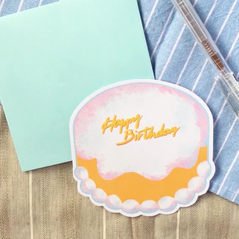 DIY birthday card - วัสดุห่อของขวัญ - กระดาษ 