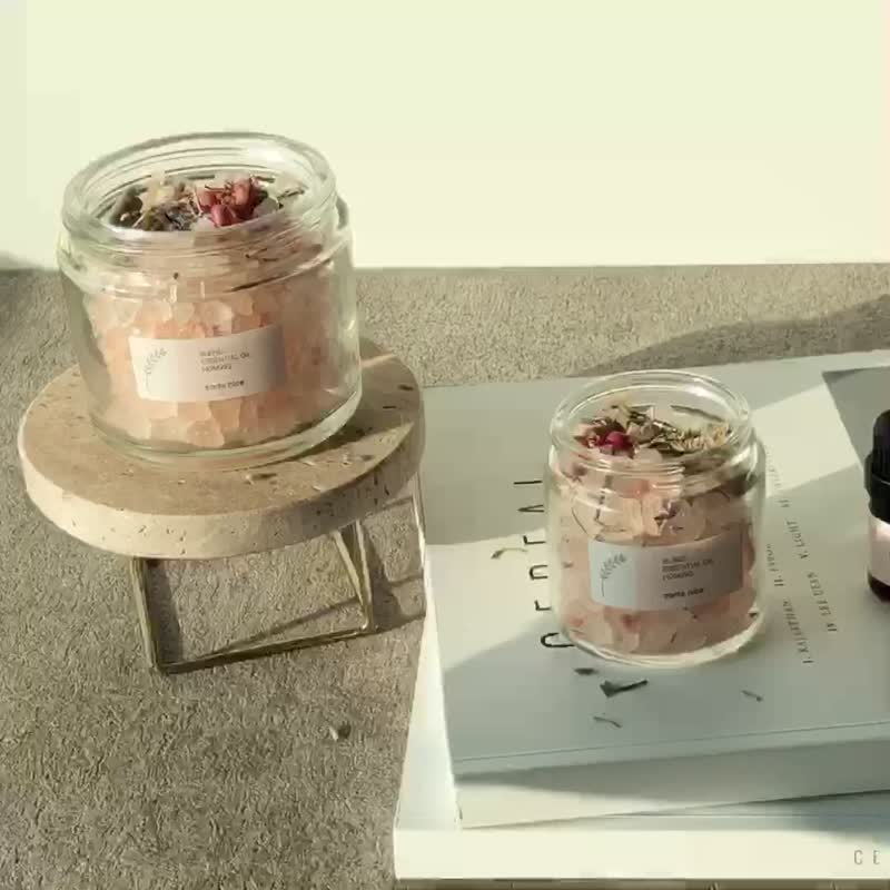 玫瑰礦鹽 空間香氛系列 - 香薰/精油/線香 - 水晶 粉紅色