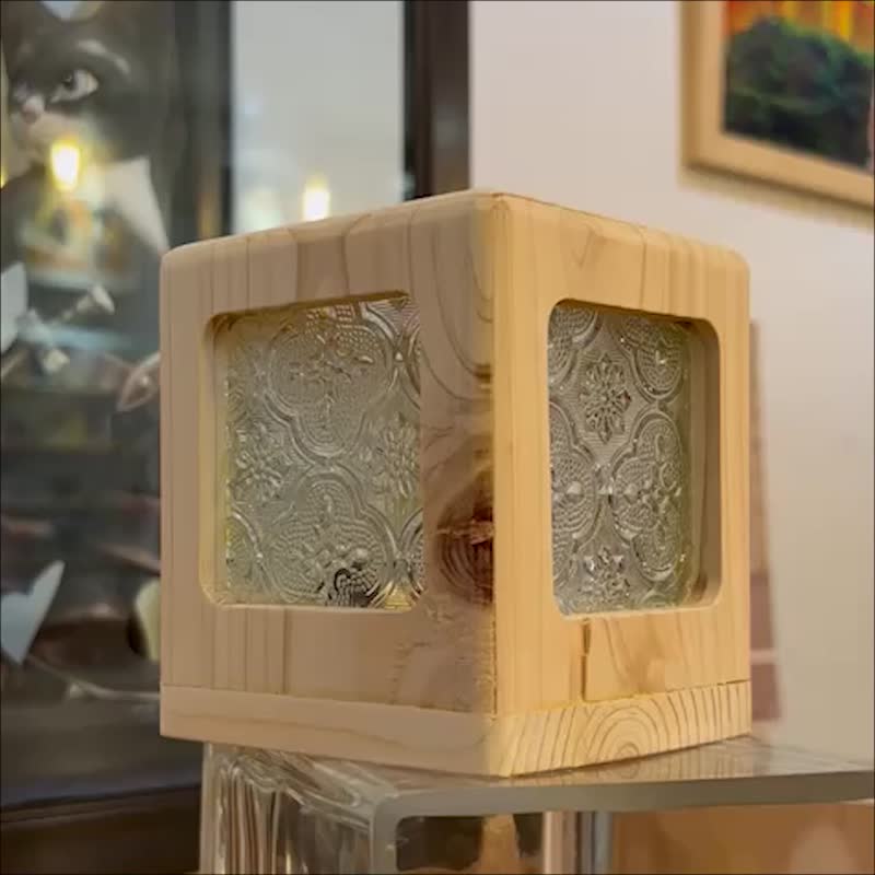 檜木海棠花玻璃手工音樂盒-生日快樂 - 其他 - 玻璃 