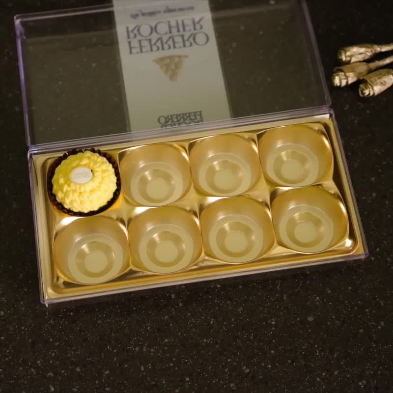 【毛線編織成品】情人節手作 毛線金莎巧克力 - 擺飾/家飾品 - 其他材質 黃色