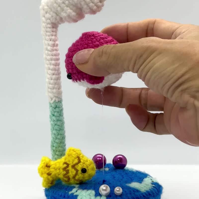 飛行鯨魚與小魚海洋冒險裝飾品, 可愛的手工禮物,適合兒童房 - 手工藝教學/工具書 - 其他材質 