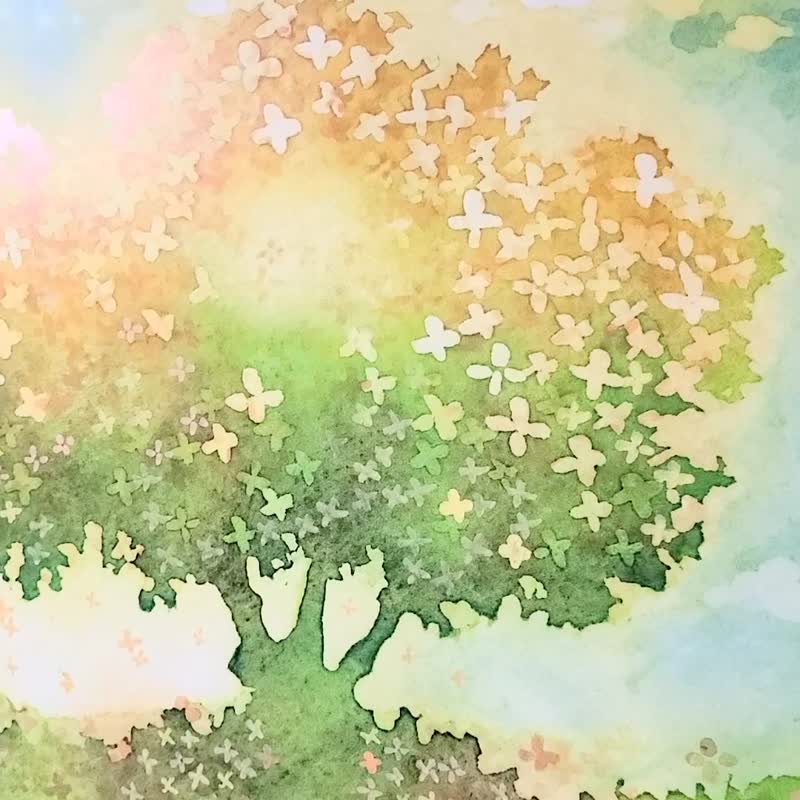 The sky dyed in osmanthus/A1poster】インテリア アートプリント