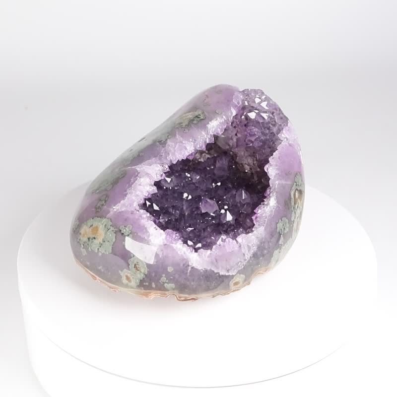 烏拉圭拋光異象錢袋 131317 - 擺飾/家飾品 - 水晶 紫色