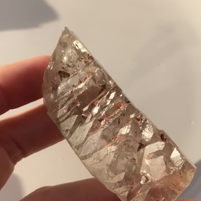 白水晶簇 白水晶山 浮生 水晶原礦 天然原石 水晶 quartz crystal - 擺飾/家飾品 - 水晶 透明