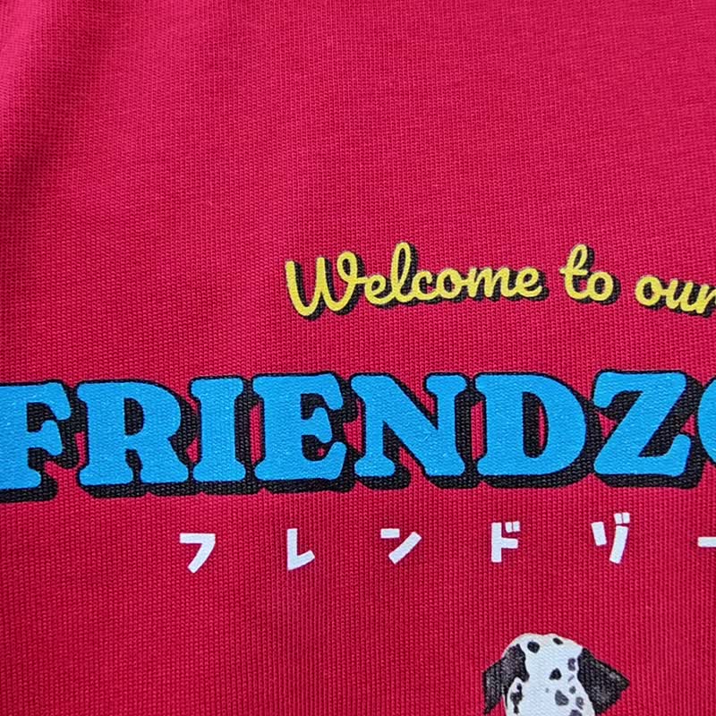 復古廣告T恤系列 - Friendzone - 女 T 恤 - 棉．麻 多色