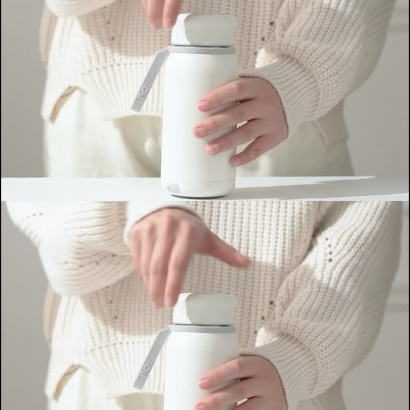 【2022 獨家禮盒】客製英文名稱 暖手多功能恆溫瓶 防疫 水壺 - 杯子 - 不鏽鋼 多色
