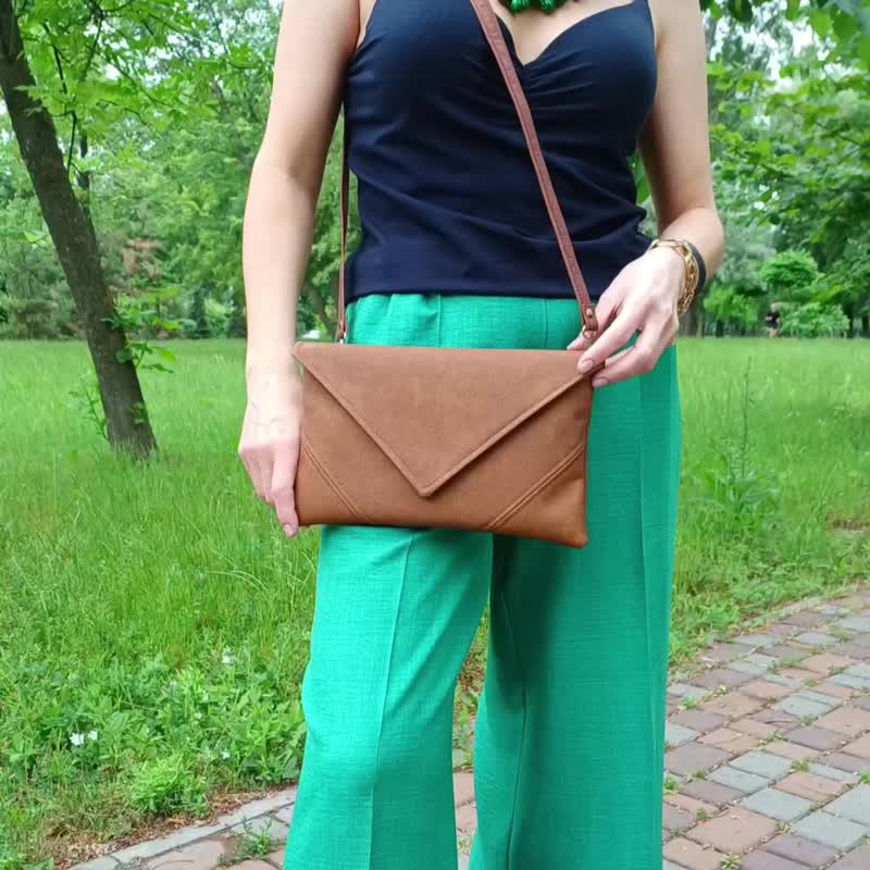 Small Crossbody Bag For Women, Custom Color Cross Body Purse - 側背包/斜背包 - 人造皮革 