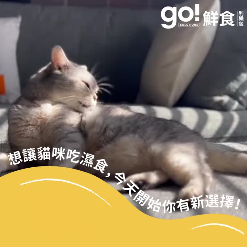 【貓主食罐】go! 無穀鱈魚豐醬 鮮食餐包 貓罐 皮毛保健 - 貓/狗罐頭/鮮食 - 新鮮食材 
