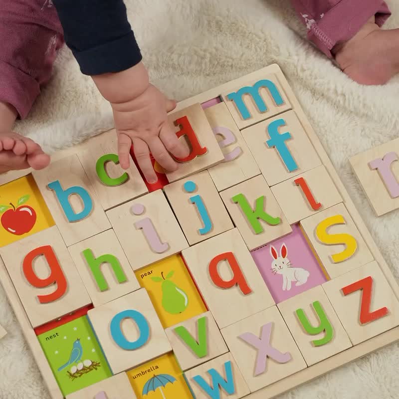 Alphabet Pictures - ของเล่นเด็ก - ไม้ 