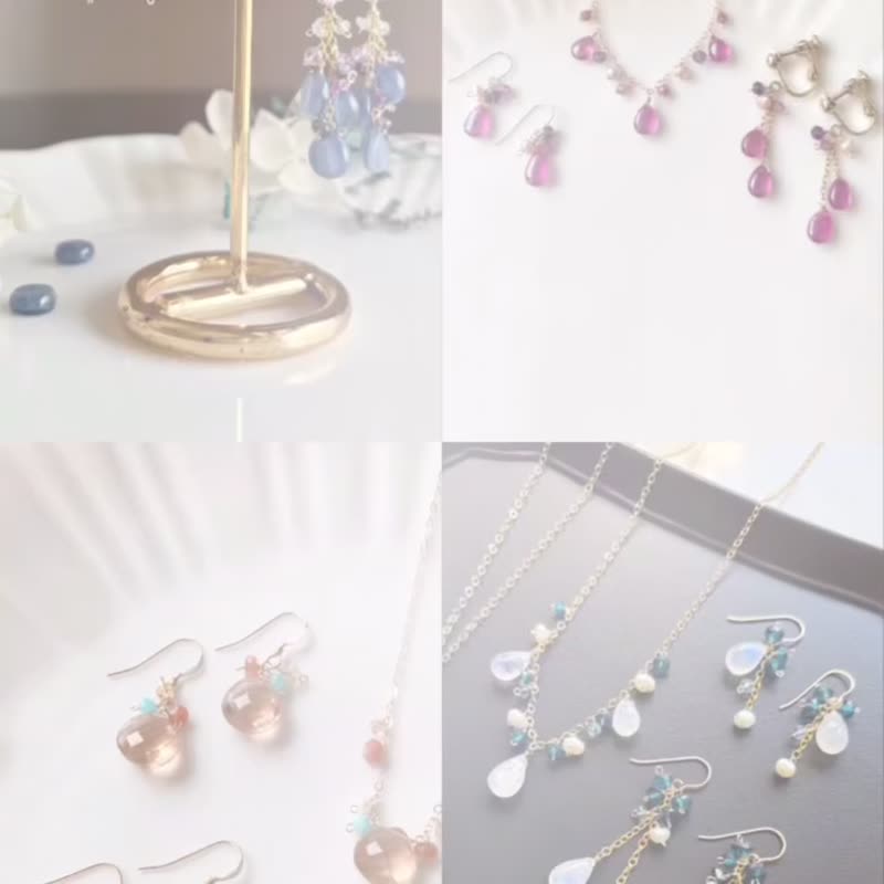 【教學影片】日本輕珠寶課程 基礎課２ / 含材料 / 天然寶石飾品 - 金工/飾品 - 寶石 