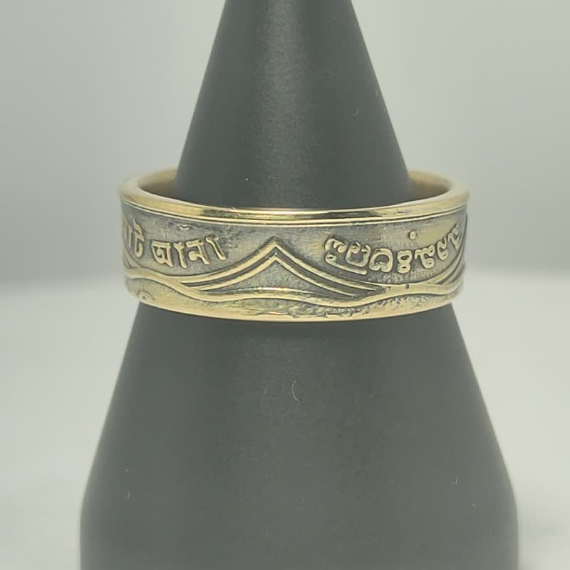 Coin Ring India, Brass India Ring, Britain India Ring, Indian Coin Ring Woman - แหวนทั่วไป - โลหะ 