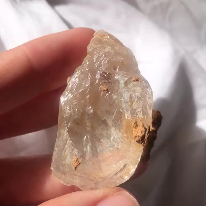 罕有黄涅槃 方解石 水晶 印記 浮生 天然原石 水晶原礦 Crystal - 擺飾/家飾品 - 水晶 黃色