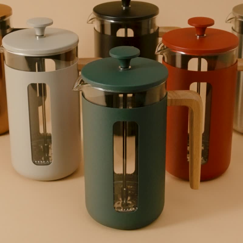 La Cafetiere / 皮薩不鏽鋼濾壓壺 / 黑色 - 咖啡壺/手沖壺 - 玻璃 黑色