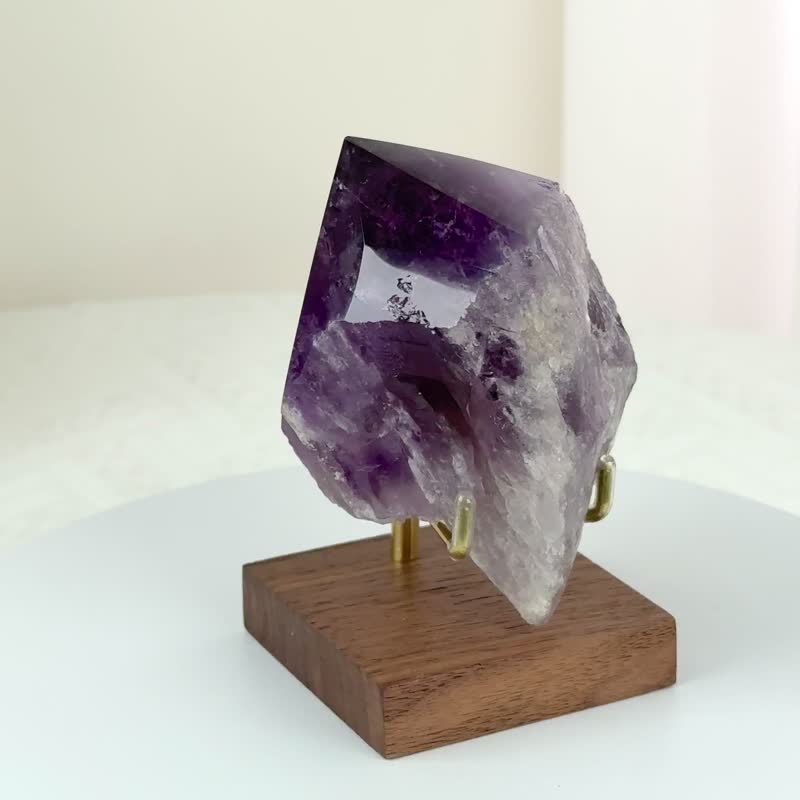 金字塔紫骨幹 010357 - 擺飾/家飾品 - 水晶 紫色