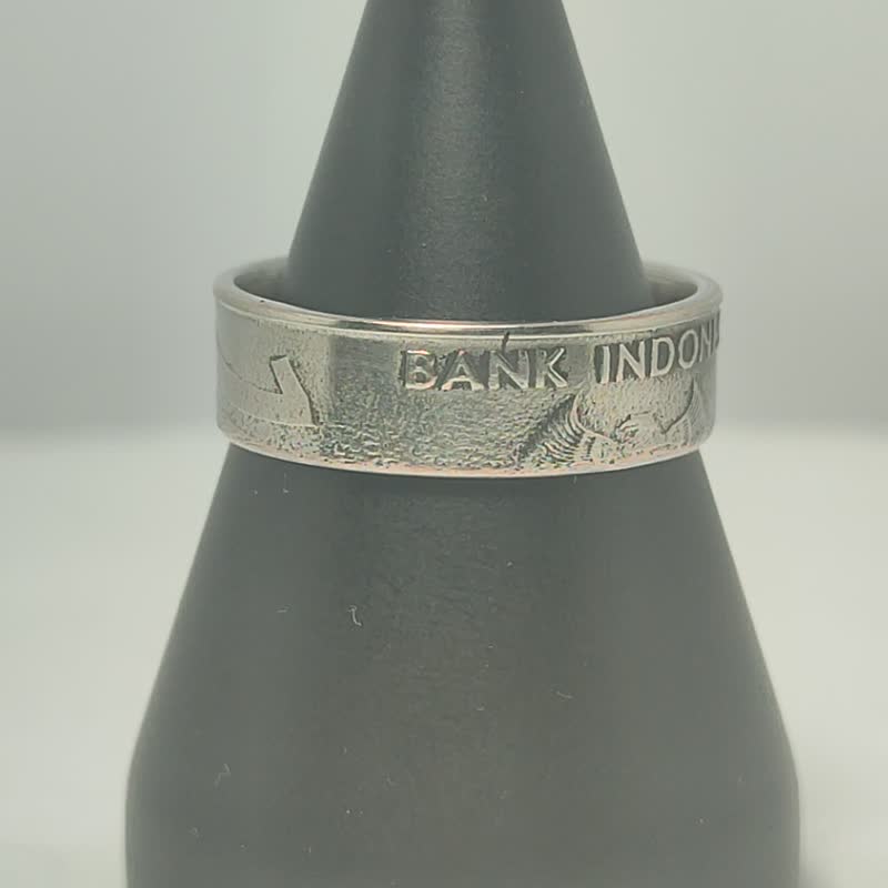 Indonesia Coin Ring 1000 rupees 2010 coin rings for men coin rings for women - 戒指 - 其他金屬 