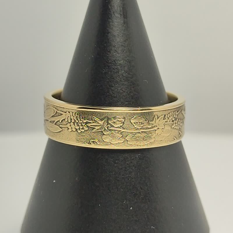 Central Africa Coin Ring 10 francs 1975-1988,Central Africa Ring,Coin Ring CFA - 戒指 - 其他金屬 
