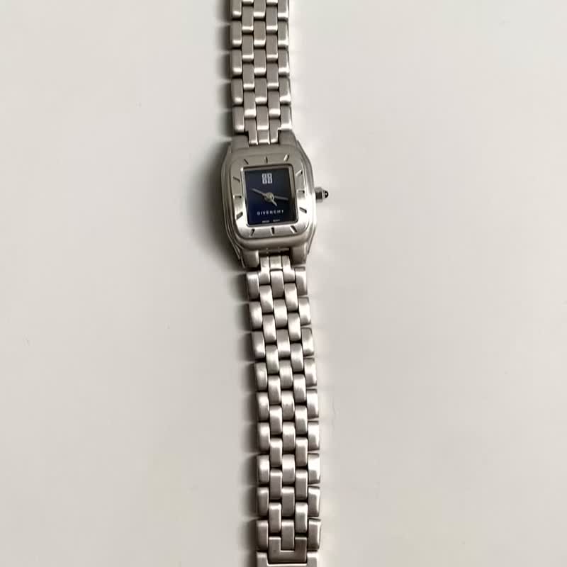 Givenchy古董時鐘/中古/復古時鐘/時鐘/老錶/vintage watch - 女錶 - 其他金屬 銀色