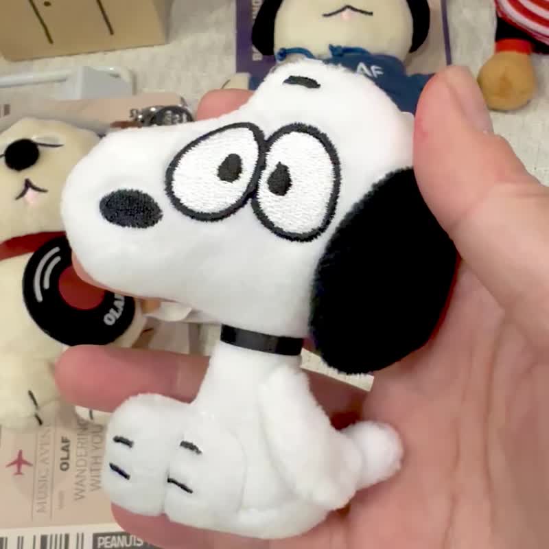 Woodstock snoopy 2D扁吊飾 史努比 小黃鳥 吊飾 歐拉夫別針 - 吊飾/掛飾 - 聚酯纖維 白色