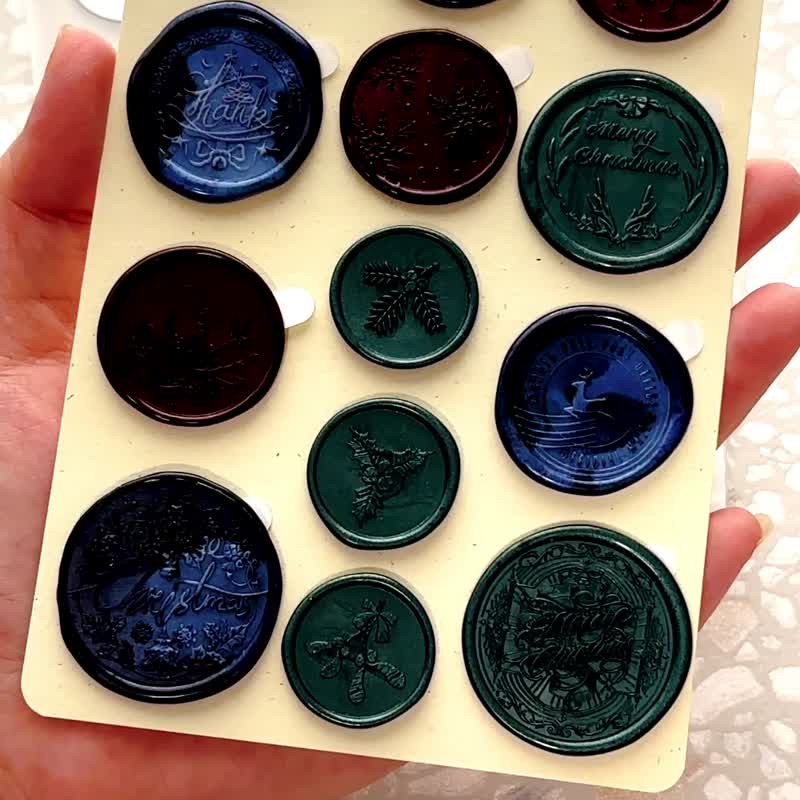 Handmade sealing Wax sticker/ sealing Wax sheet - Stickers - Wax 