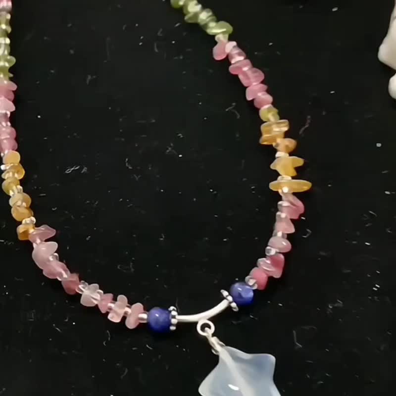 彩虹星願 - 項鍊 - 水晶 