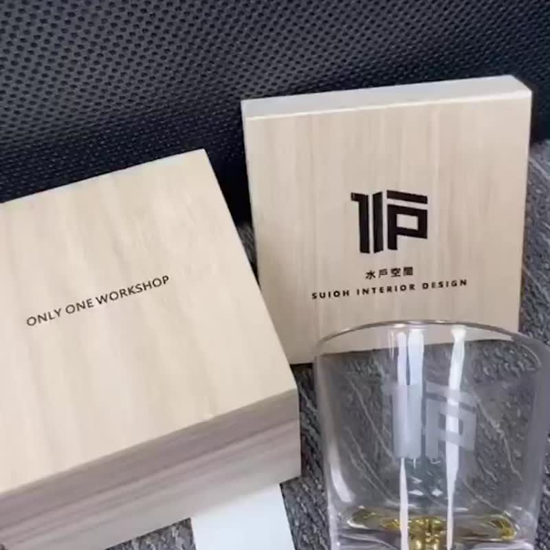 New Year souvenirs paid for by the elders, engraved whiskey cups, customized Mount Fuji cups, corporate gifts - Cups - Glass White