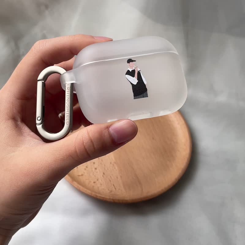 Add to purchase (AirPods Rhino Shield earphone case) like color painting/customization! Do not place an order directly - ที่เก็บหูฟัง - วัสดุกันนำ้ 