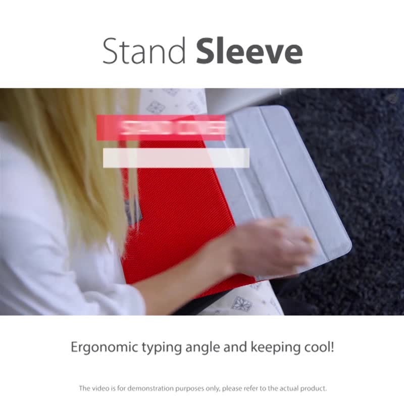 Stand Sleeve Poly支架電腦包保護套-MacBook 13吋/14吋(M1)/16吋 - 電腦包/筆電包 - 其他材質 藍色